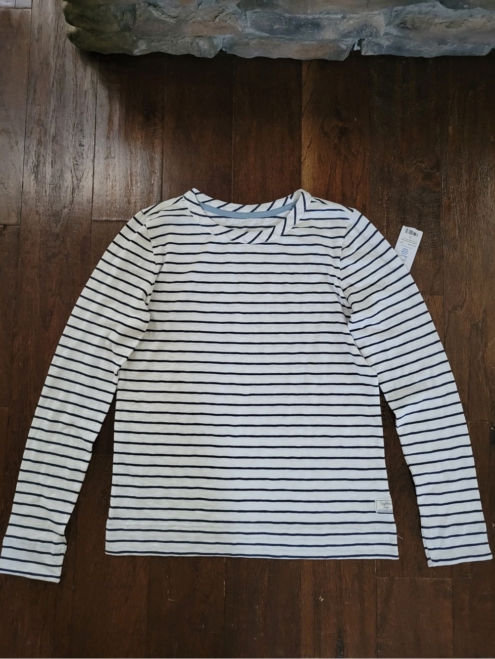 Southern Tide Kimmy Stripe Crewneck Long Sleeve
Tee  Navy/White size S-NWT - Picture 2 of 10